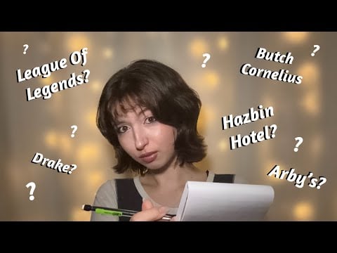 ASMR | If you say yes, you can go to sleep… but it’s funky | Mouth Sounds + Writing!