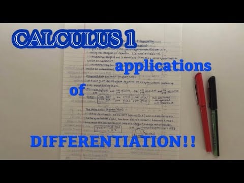 ASMR Calculus 1: Applications of Differentiation! 
