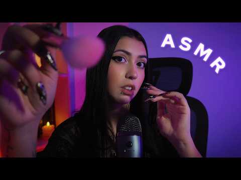 Meu primeiro ASMR ✨| Sons de boca,  sussurros, tapping e muitos triggers :)