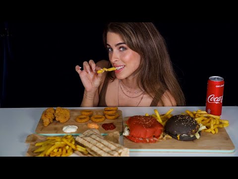 ASMR HIZLI BURGER | MUKBANG ASMR 🌜| Türkçe ASMR