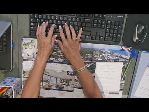 ASMR Property Hunt (keyboard typing, magazine page turning, writing, no talking)