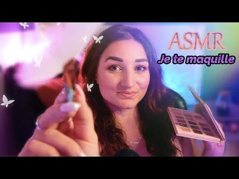 ASMR FRANCAIS : ROLEPLAY TA MEILLEURE AMIE TE MAQUILLE ✨