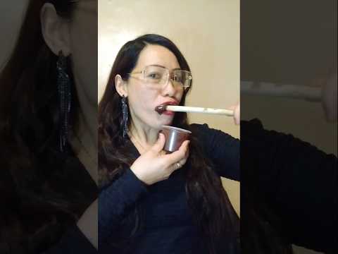 CHOCOLATE JELL-O #viral #food #shortsfeed #mukbang #everyone #eating #foodshow #tiktok #asmr