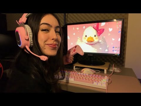ASMR- TOUR PELO MEU PC GAMER 🎀 + MINI GAMEPLAY