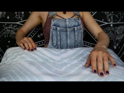 ASMR | Fabric Smoothing & Note Taking Sounds 🌊 Gentle Hand Movements [No Talking]