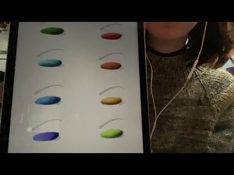 asmr doing your makeup with markers
