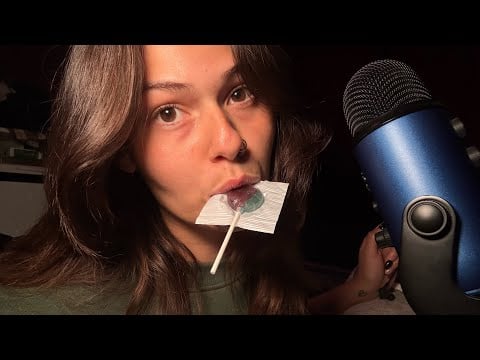 ASMR Mouth Sounds With A Sucker + Rambling!!