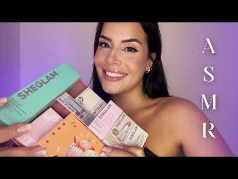ASMR| Abrindo comprinhas da Sheglam #asmrmakeup #shein #sheglam