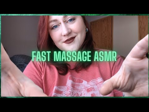 ASMR Fast and Aggressive Massage 🖤 💤  Neck, Arms and Shoulder Massage