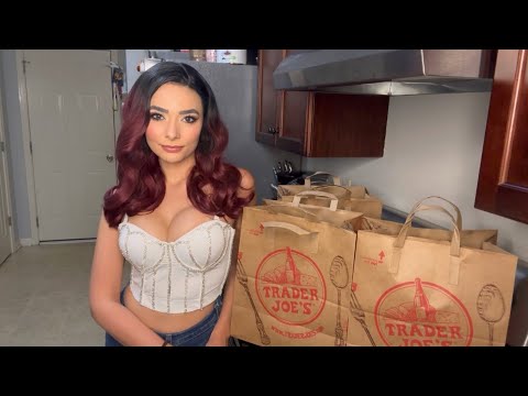 ASMR Trader Joe’s Grocery Haul 9-13-23 (Soft Spoken + Nail Tapping)