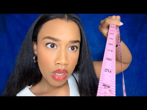 ASMR Measuring Your Face BUT Your Forehead is 14 Inches Long 📏 Face Touching