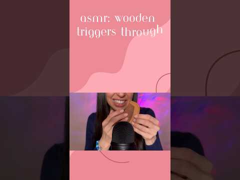 ASMR: Wooden triggers through scratching & tapping #asmr #woodasmr #scratching #tapping #sleep