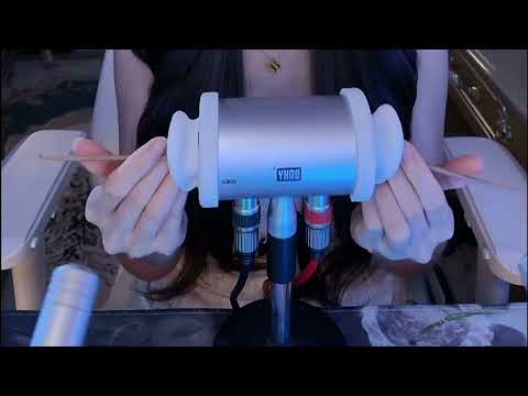 The Most Intense Deep Ear Cleaning ASMR Ever with Goose Feather, Tuning Fork & Powder Puff