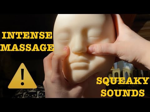 ASMR|⚠️INTENSE AGGRESSIVE MASSAGE AND SCRATCHING. SQUEAKY SOUNDS. ITALIAN/ENGLISH SOFT SPEAKING
