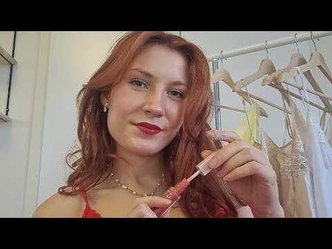 ASMR Victoria Secret angel gets you ready for the runway (make-up)