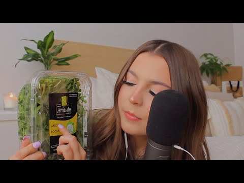 ASMR Grocery Haul 🥬 (Clicky Whisper Ramble & Tapping)