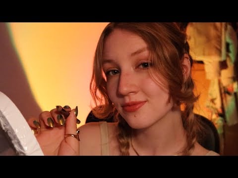 [ASMR] drawing you on a canvas ~ sketching, soft spoken