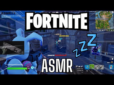 🎮ASMR FORTNITE 2 - Keyboard and Mouse Sounds - Gum Chewing - Mouth Sounds - Whispering - Handcam💤