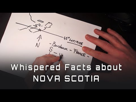 Whispered and Written Facts about Nova Scotia [ASMR]