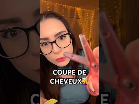 COUPE DE CHEVEUX LA GANG 💇‍♀️ #asmr #relax #shorts