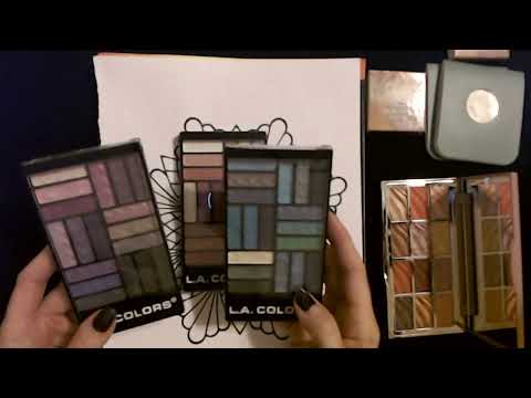 ASMR | Coloring A Picture With My Eyeshadow (Soft Spoken)