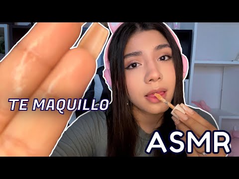 ASMR ESPAÑOL / PINTO con MAQUILLAJE tu CARITA + SONIDOS INTENSOS Y RELAJANTES