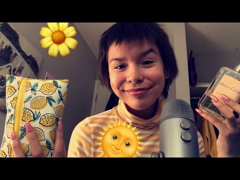 ASMR Yellow triggers🌞🌻🍋