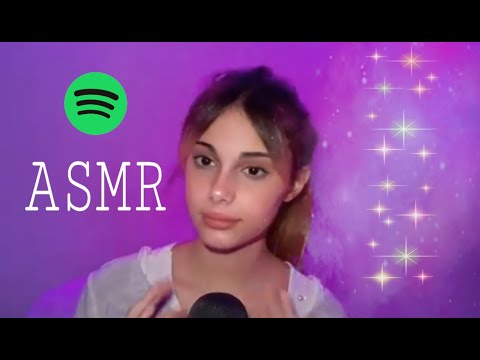 ✨Asmr con Spotify || sonidos cosquilloso & susurros ,lluvia~fuego //jaz. P