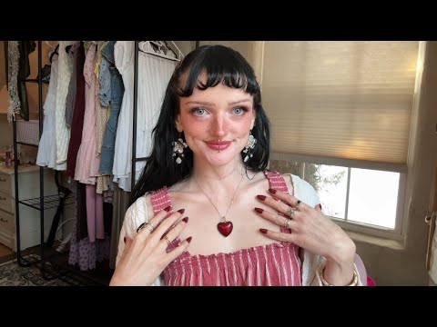 ASMR GRWM🤍💫Trust the process(faux freckles, blush blindness, & go to tips)