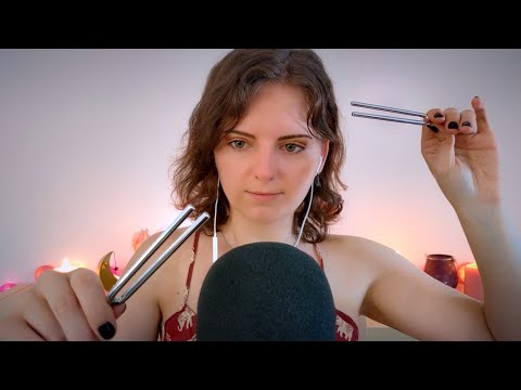 Tuning Forks ASMR | Vibrations for Deep Relaxation and Energy Healing 🎵