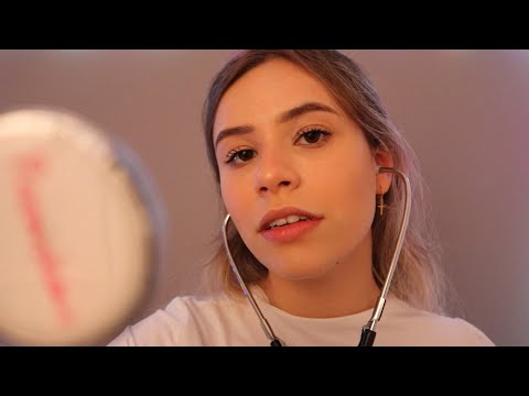 ASMR EXAME FÍSICO NO TEU CORPO