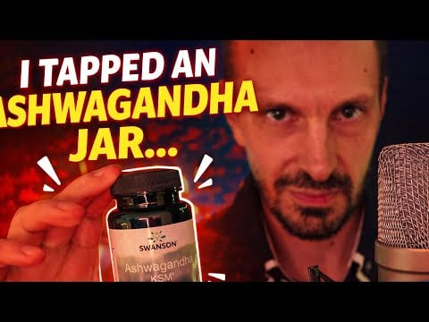 I Tapped an Ashwagandha Jar… Your Brain Will Thank You | ASMR