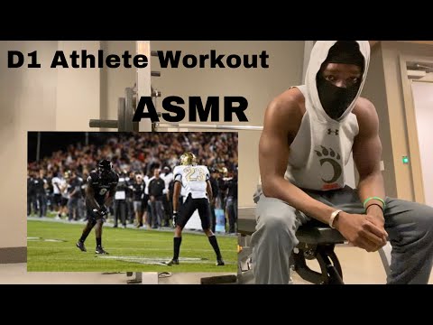 D1 College Athlete Workout ASMR (public ASMR)