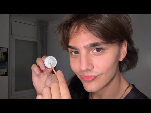 ASMR Visual (Adivina la Palabra + Ojos Cerrados + Peine + Soft Spoken)
