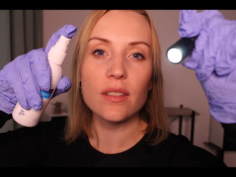 ASMR Suomi LÄÄKÄRI ROLEPLAY | Haavan puhdistus