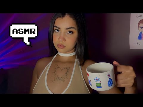 SUA VIZINHA fazendo ASMR porque você não consegue DORMIR