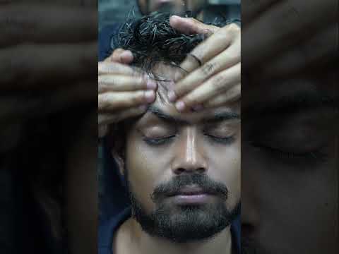 Indian Healer's Secret To Sleep | Forehead Tapping & Shoulder Massage ASMR That Works! #shorts