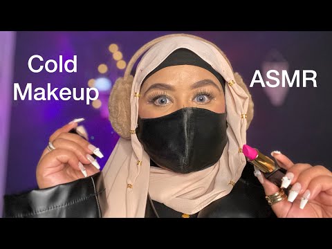 ASMR - Doing Your Cold girl makeup ❄️💄