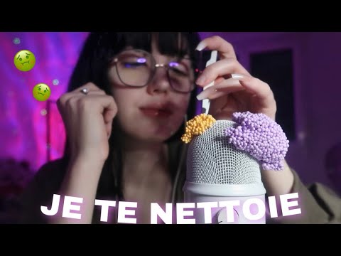 ASMR: je te nettoie (vraiment pas ouf) *foam*