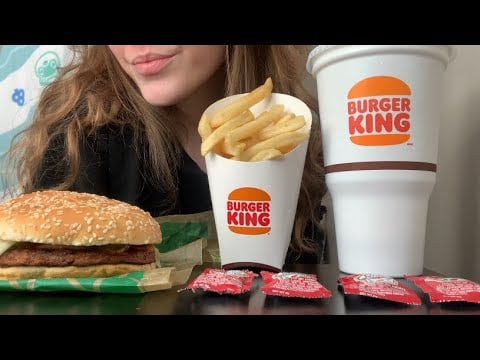 ASMR Burger King Mukbang
