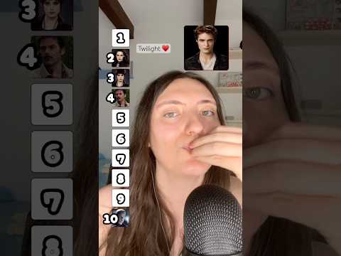 Twilight Rank ASMR 🧛🏻 #asmr #shorts #ranking #relax