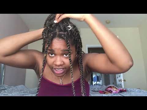 ASMR Playing With And Styling My Braids