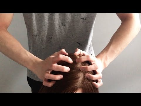 Hair Play and Rough, Stimulating Head Massage | YamASMR