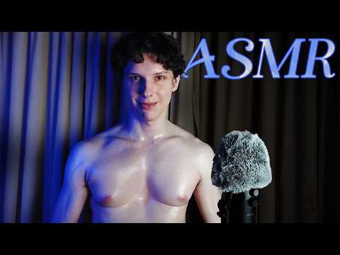 ASMR Male Upper Body Oil Massage