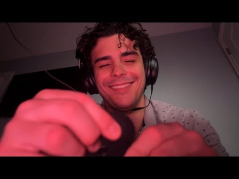 Watch this ASMR until you fall asleep(close up whispering, mic triggers, mouth sounds and more) :))