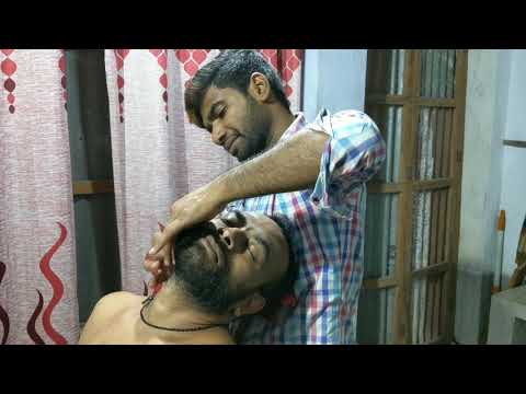 Great relaxing Head & body massage for deep sleep with neck Cracking ASMR
