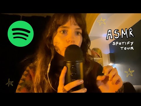 ASMR ⏾⋆.˚ Spotify tour (close whispers)