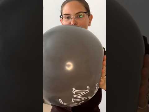 GREY Giant Balloon ☺️❤️ #asmr #balloons #balloon #asmrsounds