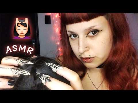 MASSAGEM DELICADA NO SEU COURO CABELUDO ☆ ASMR (scalp massage)