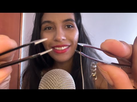 ASMR FAZENDO TUA SOBRANCELHA ❤️